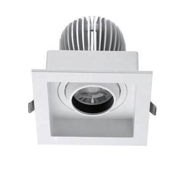 China Wall Mounted Professional Deep Recessed Square Led Spot Light 12 Watt 2 Year Warranty Cut Out 95mm for sale