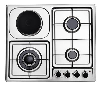 China Hot sale built in 4 burner electric cooker gas stove,201  Stainless Steel for sale