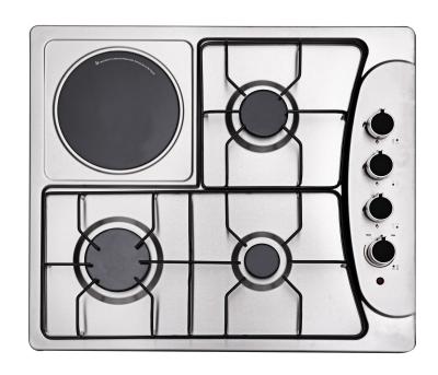 China Stianless steel built in  electric ignition gas stove with 5 burner for sale