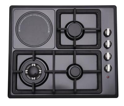 China JZS 4004AEC (black )Built in 4 burner electric hotplate stainless steel gas stove for sale