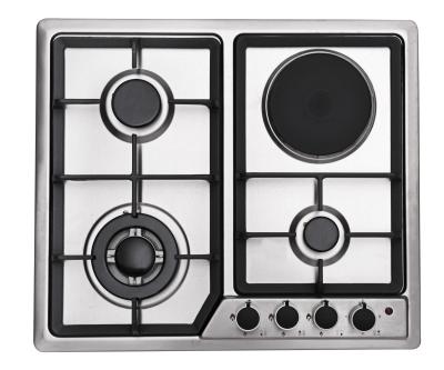 China 4 burner Stainless Steel built in Electric hob gas stove,gas cooker ,one hotplate for sale