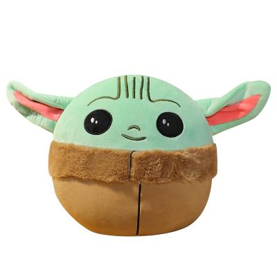 China Children Play Hot Selling Soft Cute Plush Yoda Baby For Children Gift Doll Stuffed Toy for sale