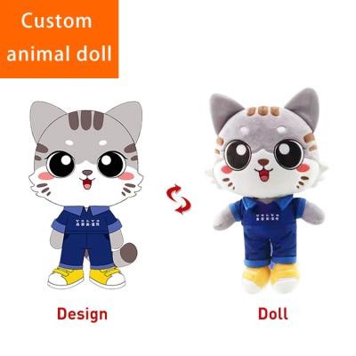 China Cute Gift Factory OEM Image Doll Activity Animal Mascot/Toy Custom Own Image Company ODM Custom Plush Toy for sale