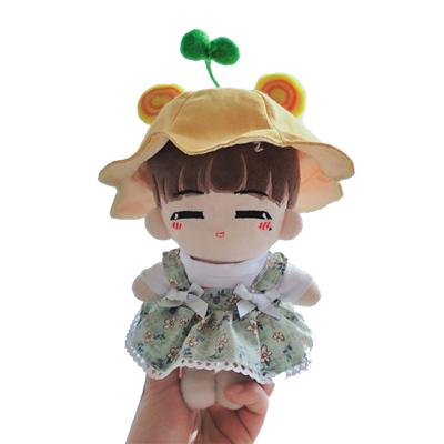 China Cute Cartoon 10cm 20cm Plush 30cmCustom Soft Stuffed Dolls With 3D Embroidered Different Face Boy Gifts Soft Sound Dolls Wholesale for sale