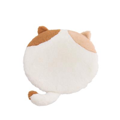 China Anti-static Cute Cat Memory Cotton Running Rice Cushion Round Pillow for sale