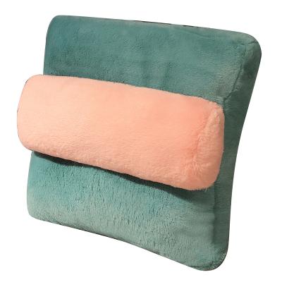 China Anti-static cushion on the plush contrast color three-dimensional triangular bed in Japanese and Korean style for sale