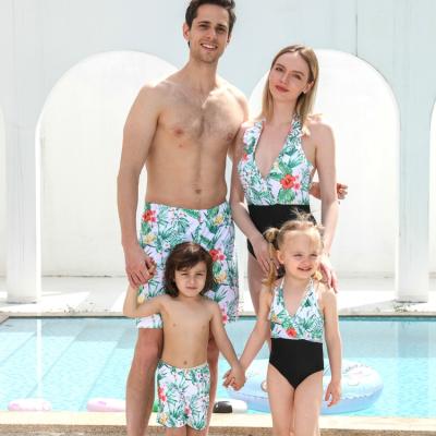 China Plus Size Customized Hot Selling Parent and Child Swimwear One-Piece Modern Swimwear Swimwear for sale