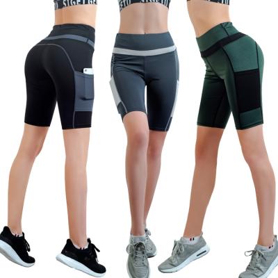 China Low Price Breathable Workout Women's Athletic Running Fitness Gym Shorts Women Woven Sports Yoga Shorts for sale