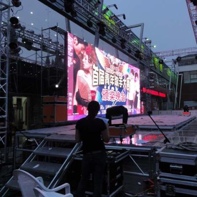 China Outdoor Event Giant Outdoor Rental Kinglight Led Screen P481 Waterproof Full Color Cheap Led Video IP65 Wall 4.8mm for sale