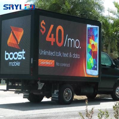 China SRY P10 Outdoor Digital Outdoor Advertising Led Mobile Billboard Truck For Sale for sale