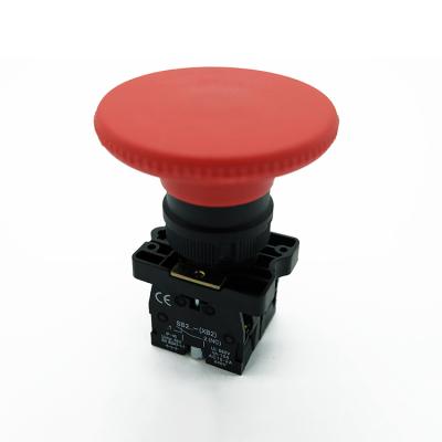 China SB2-ER42 60mm Emergency Stop Mushroom Button Main Switch AC-15 125V/10A 200V/6A 380V/4A 660V/2A for sale