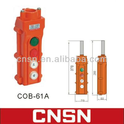 China COB-61A Up-down Push Button Crane Hoist Switch Electric Crane Control Switch (CNSN) COB-61A for sale