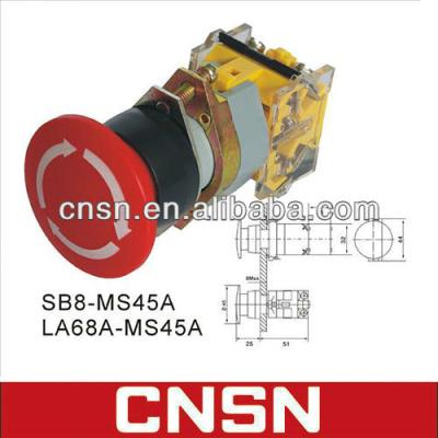 China SB8-MS45A LA39-B2-Z LA39 SB8-MS45A LA39-B2-Z Mushroom Push Button Switch for sale