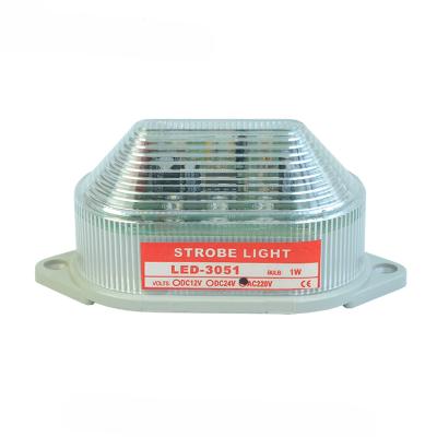 China LTE-3051 LED Caution Strobe Warning Light White Flashing Light for sale