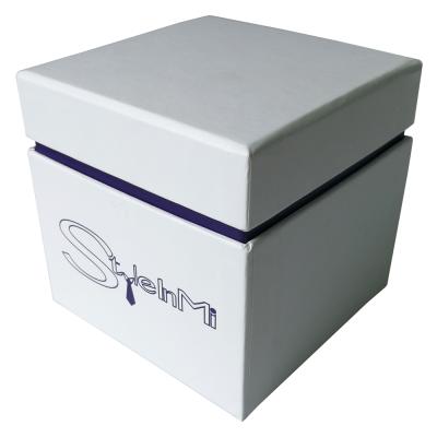 China Handmade Luxury Sturdy Hard Lid White Lid & Low Box & Low Gift Box for sale