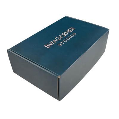 China Eco Friendly Recycled Shipping Cardboard Materials Mailing Box Corrugated Wholesale Black Mailing Boxes Custom Logo for sale