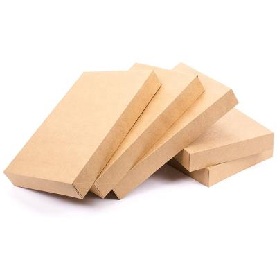 China Recyclable Custom Folding Kraft Paper Clothing Packing Box Brown Shirt Size Packing Boxes For Clothing for sale