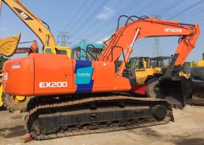 China Het Hydraulische Graafwerktuig van de rode Kleuren Tweede Hand, het Kruippakjegraafwerktuig van HITACHI ex200-3 Te koop