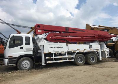 China Second Hand Contrete Pump Truck SANY Putzmeister 37M 42M ISUZU Truck Head for sale