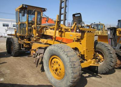 China Original Color Second Hand Motor Grader / Old Road Grader Komatsu GD505A-2 for sale