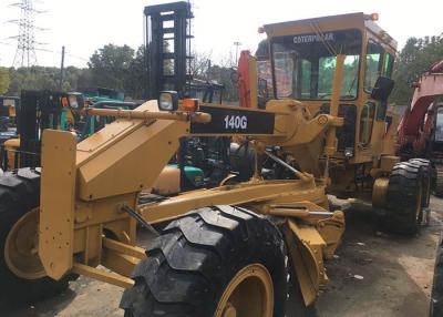 China El color amarillo utilizó CAT 140G, graduador del graduador del motor del motor de Caterpillar 140G en venta