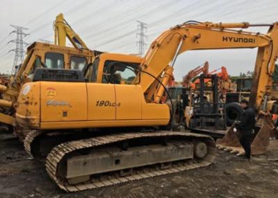 China Hyundai 190 Used Wheel Excavator with 0.8M3 Bucket Size Original Engine for sale