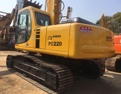 China 0.9m3 2016 años del cubo PC220 5.5km/H utilizaron el excavador de KOMATSU en venta