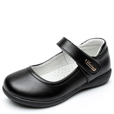 China Fashion Trend XS8804 Metal Badge Buckle Fastens Stylish Shoes Genuine Leather Girls for sale