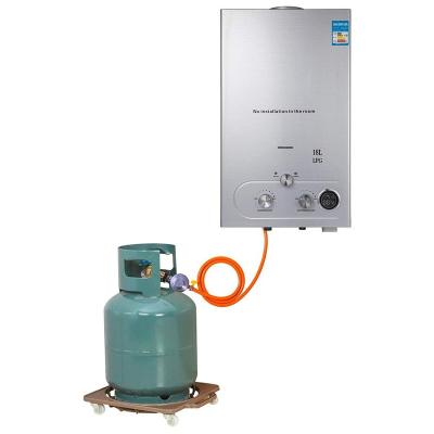 China Hotel Propane Water Heater 18L Propane Water Heater 4.8GPM Stainless Steel Liquefied Petroleum Gas Water Heater Tankless for sale