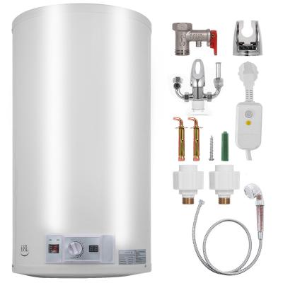 China 80L Hotel Electric Hot Water Heater Boiler Cylinder Tank Storage Water Heater For Kitchen And Bath for sale