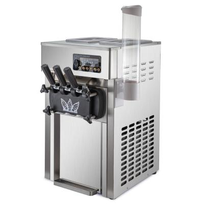 China Snack Factory Intelligent Control Serving Ice Cream Machine Stainless Steel Soft Yogurt Ice Cream Machine for sale