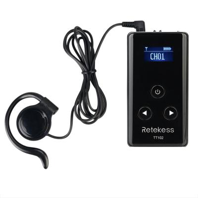 China Retekess TT102 TT102 receiver tour guide wireless audio transmission system for sale