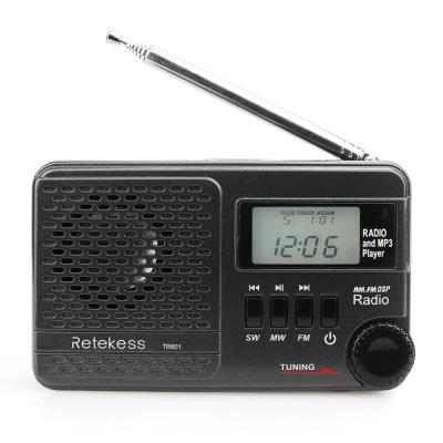 China Pocket Digital DSP PORTABLE Radio Am FM Switch With Clock Sleep Function Retekess TR601 for sale