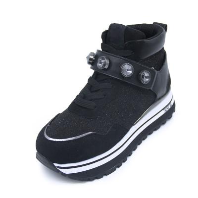 China Fashion Trend Wholesale Chunky Platform Women Girls Female Ladies Sneakers Casual Shoes for sale