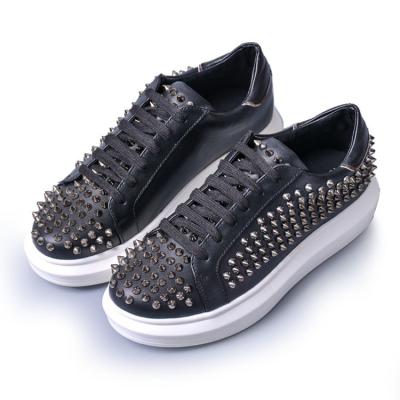 China Cushioning Wholesale Women Sports Shoes Black Leather Sneakers With Logo Private Label Printing High Quality Customized Footwear for sale