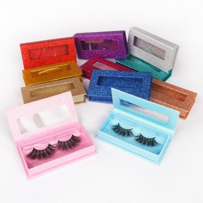 China Wholesale Natural Cilios Posticos Mink Eyelashes Vendor Luxury 3D Mink Eyelashes With Custom Loop Packaging for sale