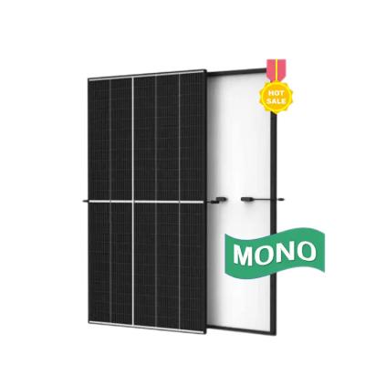 China Famous Brand Solar Power System Mono Solar Panels 395W 390W Black Frame In Stock Half Cell Solar Panel for sale