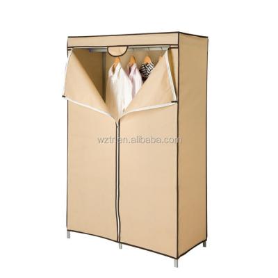 China Simple hot sale cheap durable nonwoven fabric wardrobe closet furniture for sale