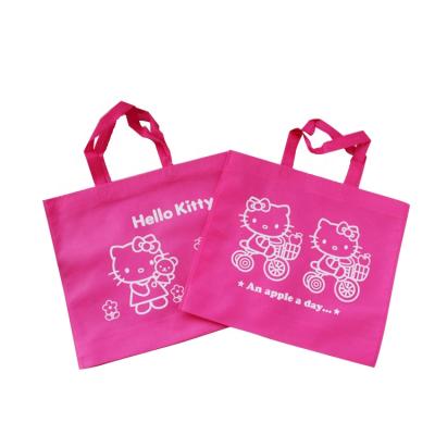 China China Alibaba Hello Kitty Non Woven Fancy Handled Ladies Shopping Bag for sale