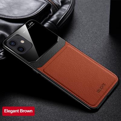 China PC+Leather Mobile Phone Case For OnePlus 9 Pro Nord 8T 7 6T 7T High Quality Hot Selling Fashion Business Anti-fall Leather Back Cover for sale