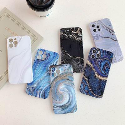 China NEW Marble Shiny TPU Phone Case For iPhone 13 12 11 X XR XS Pro 7Plus 8Plus Se 2020 Soft Back Cover Max Hot Fashion Style TPU for sale