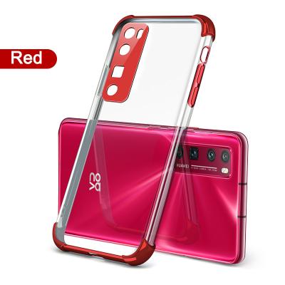 China 2021 Anti-drop Soft TPU Back Cover For Huawei P40 P30 mate 40RS 30 20+ nova 8 7 6 pro plus 5i Lite 5G Anti-drop Plating View Phone Case for sale