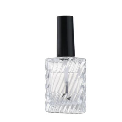 China Personal Care 10ml 12ml Unique Clear Empty Nail Polish Bottle With Cap for sale