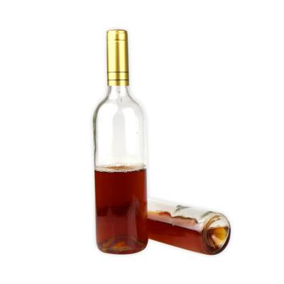 China 350ml 45ml 750ml Eco-friendly Recyclable Factory Direct Empty Glass Wine Bottle Clear Bottle For Cold Beer Red Wine for sale