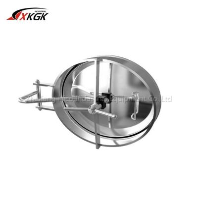 China Hot sale dairy stainless steel sanitary oval manway manhole for tanks equipment for sale