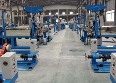 China Energy Efficient Sheathing Extrusion Line For Power Wire / Computer Wire for sale