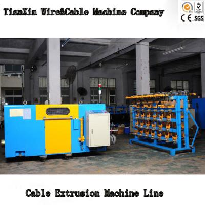 China 20mm-200mm Pitch Scope Copper Wire Twisting Machine With Center Wrapping Machine for sale