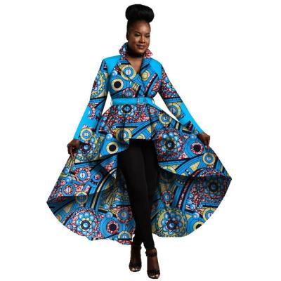 China Wholesale African Anti-pilling Ditch Coat For Women African Tops Clothing Africa Print Outfits Dashiki Outwear Office Plus Size WY1266 for sale