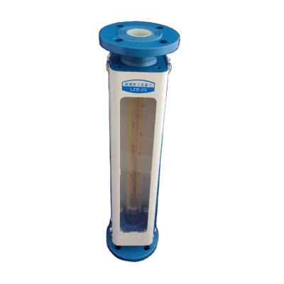 China LZB -25 Rotameter Glass Flow Meter Corrosion Resistant For Liquid And Gas , Flange Connection for sale