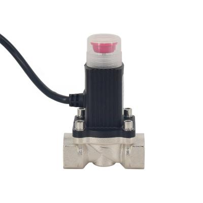 China Home Kitchen Gas Full Membrane Structure Manual Reset Emergency Shut Off Solenoid Valves For Home for sale